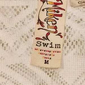Miken | Swim | Swim Cover Up 3 Medium 2 Black White Used | Poshmark